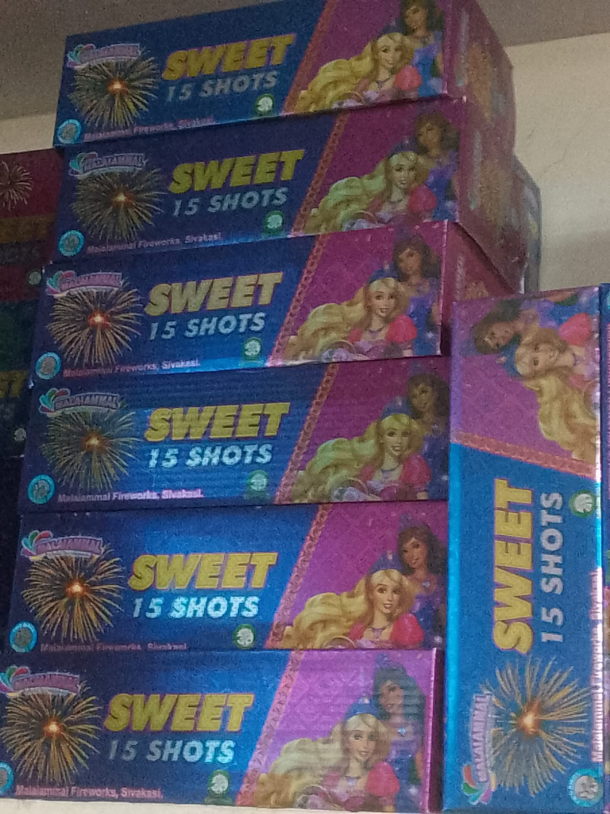 Krish Crackers 15 shots Fancy Multi Colour